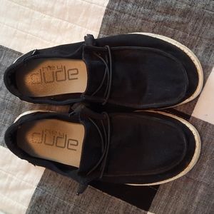 Womens Black Hey Dudes